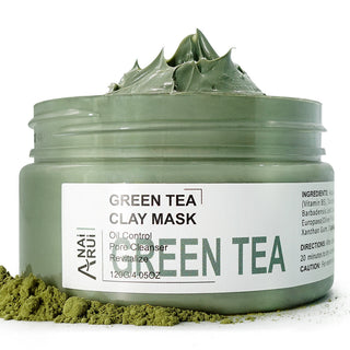 green tea clay face mask