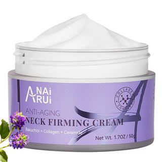 ANAIRUI Neck Firming Cream for Anti-Aging, Tightening, and Reducing Neck Wrinkles - 1.7 Oz