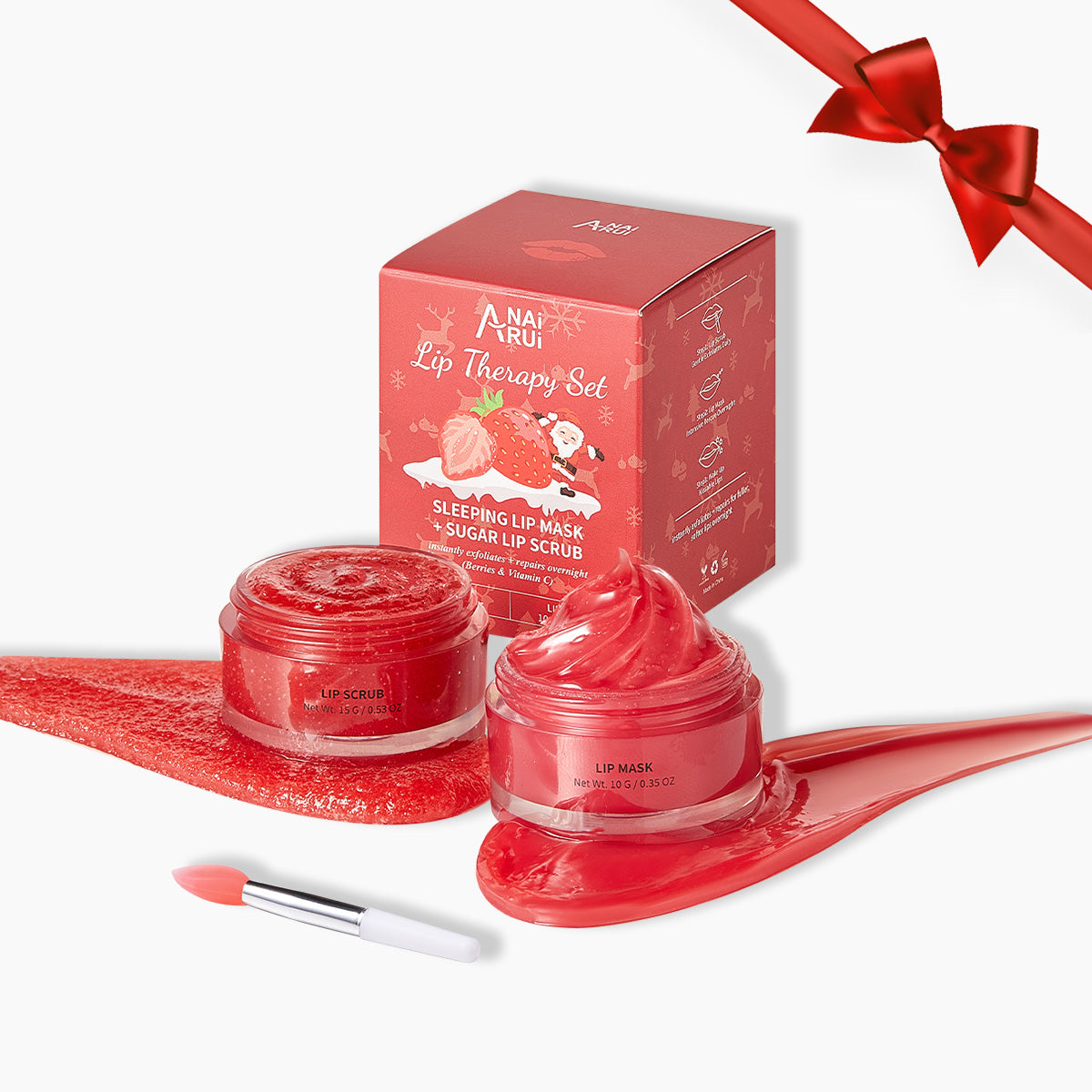 ANAIRUI Christmas Berry Lip Care Kit
