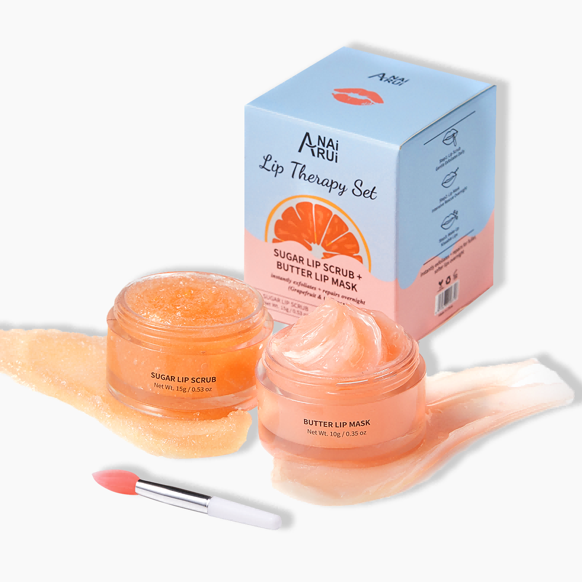 ANAIRUI Grapefruit Lip Care Set