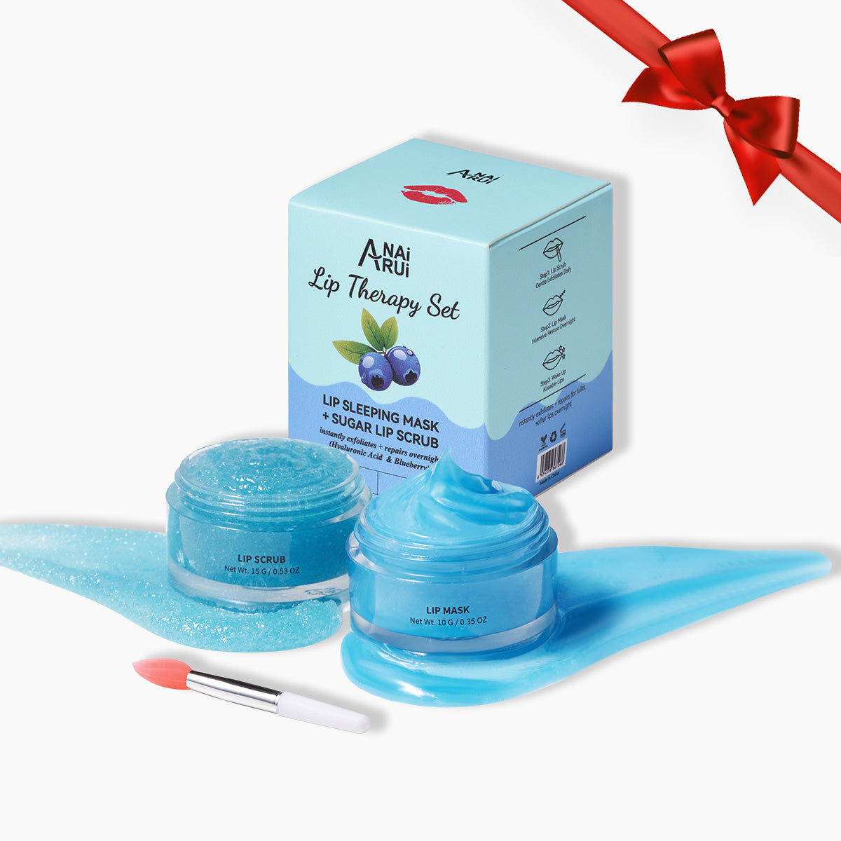 ANAIRUI Blueberry Lip Care Kit