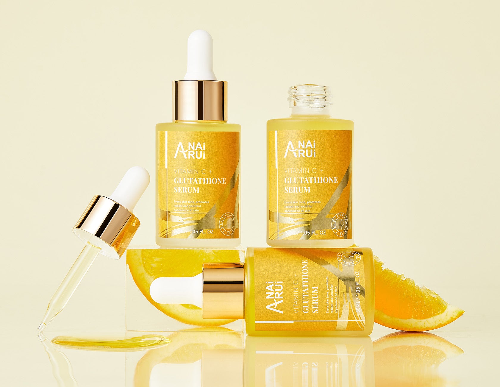 ANAIRUI Vitamin C Glutathione Serum for Dark Spots, Improves Skin Tone ANAIRUI Vitamin C Glutathione Serum for Dark Spots, Improves Skin Tone
