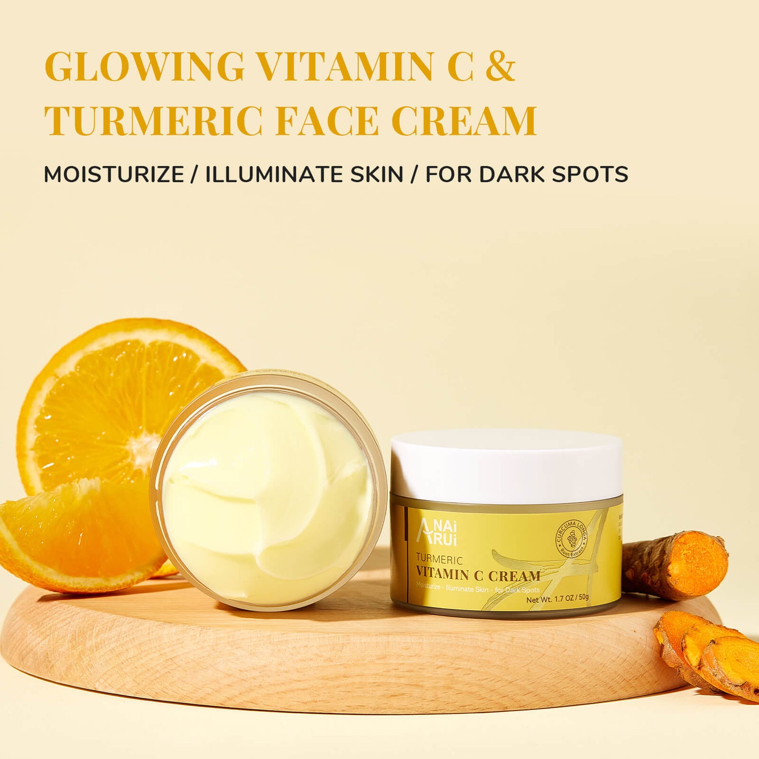 ANAIRUI Turmeric Vitamin C Cream