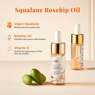 Squalane rosehip Facial Oil Set