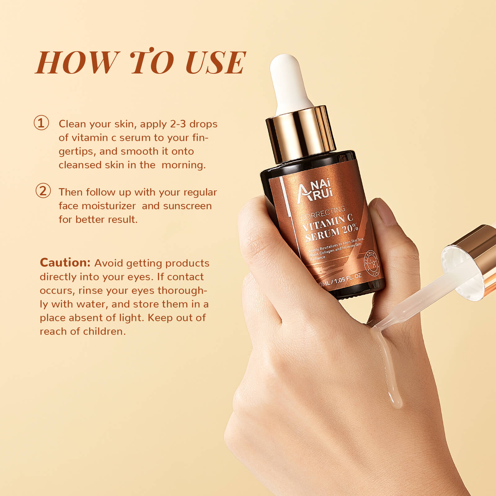 anairui vitamin c glutathione serum Skin Care Reviews & Ingredients and high ANAI RUI Vitamin C Glutathione