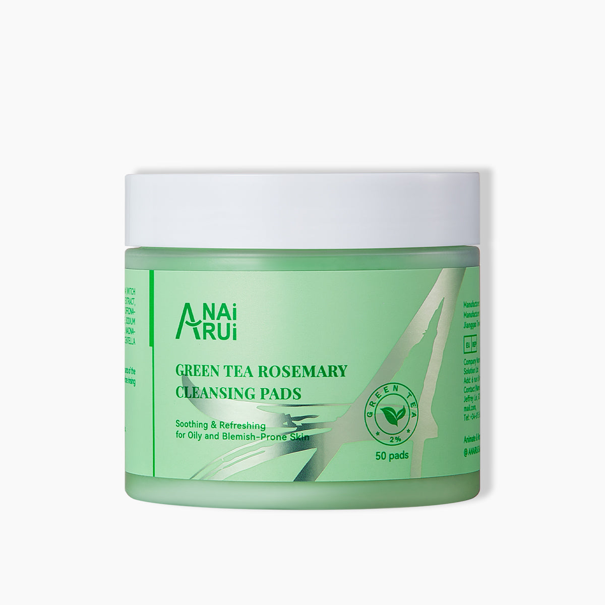 ANAIRUI Green Tea Oil-Control Exfoliating Pads