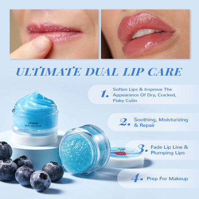 Blueberry Lip Balm Mask
