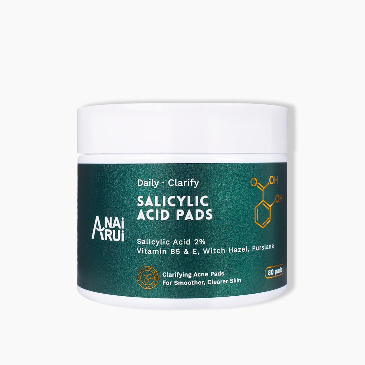 ANAIRUI 2% Salicylic Acid BHA Facial Peel Pads