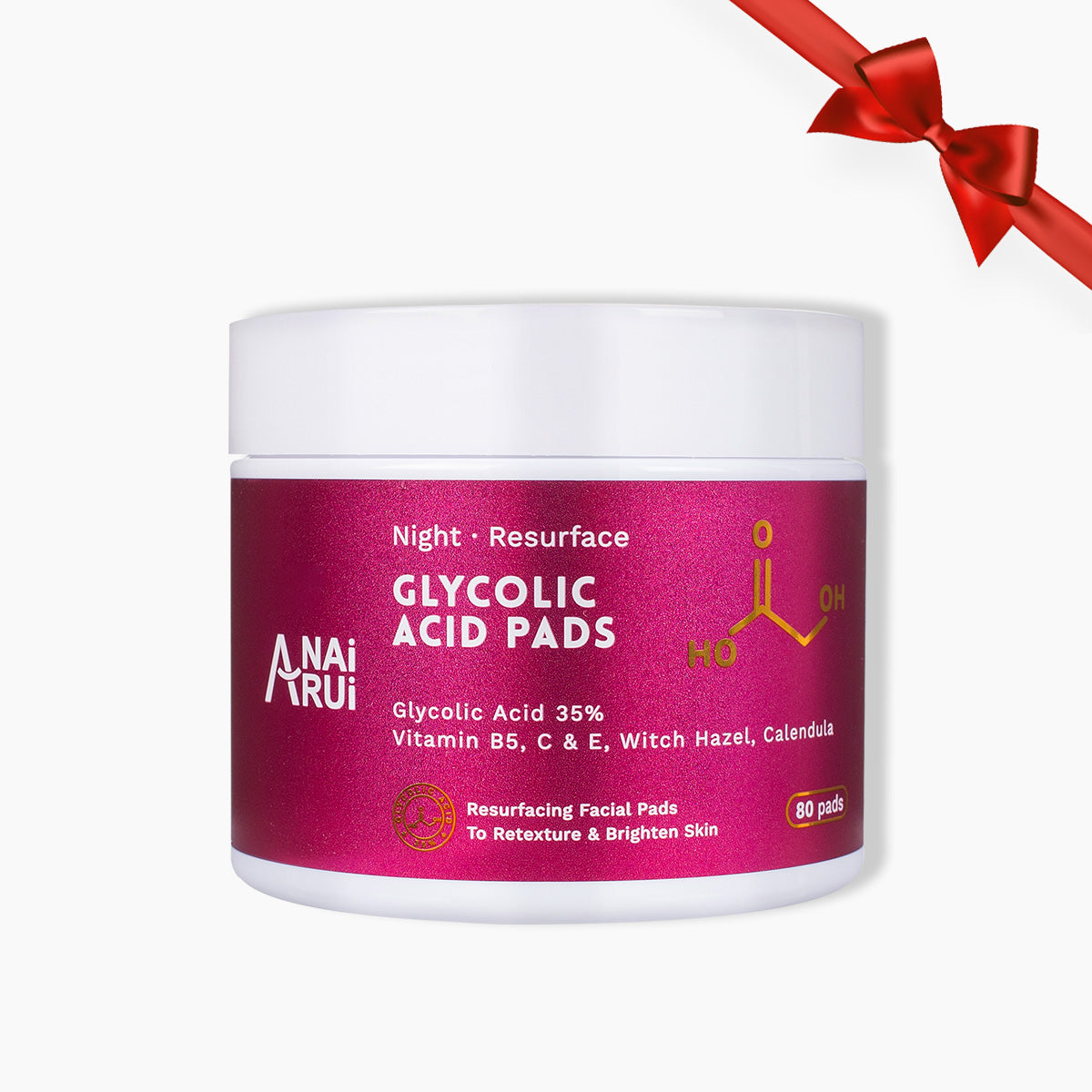 ANAIRUI 35% Glycolic Acid AHA Pads