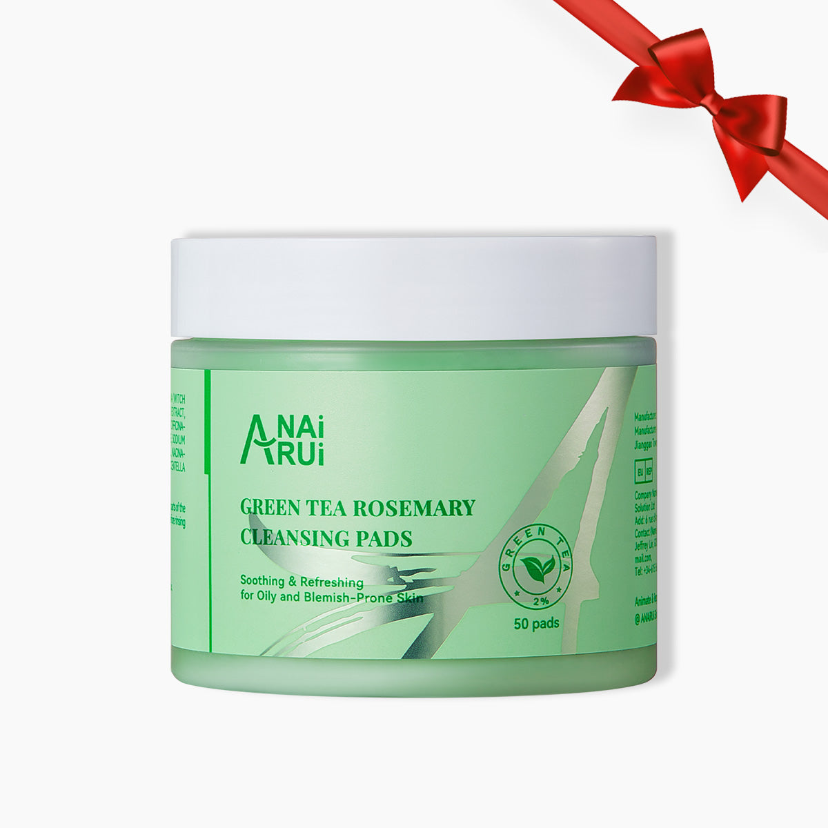 ANAIRUI Green Tea Oil-Control Exfoliating Pads