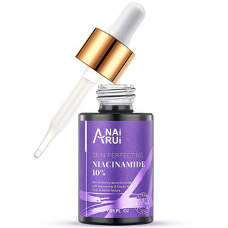 ANAIRUI 10% Niacinamide Serum for Lightening Dark Spots, Reducing Acne, and Purifying Pores - 1 FL.OZ