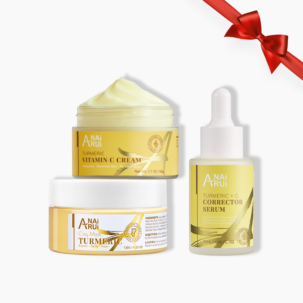 ANAIRUI Turmeric Brightening & Dark Spot Corrector Set