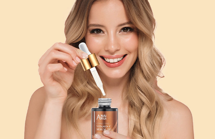 ANAIRUI 20% Vitamin C Facial Serum for Lightening Skin, Anti Aging