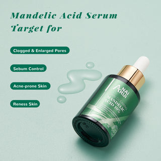 ANAIRUI Mandelic Acid 10% Serum Peel for Dark Spots, Blackheads & Pores -1.05 Fl. Oz