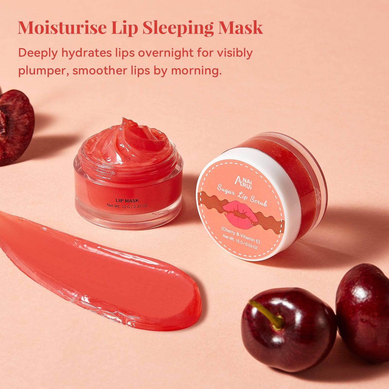 ANAIRUI Cherry Lip Care Kit