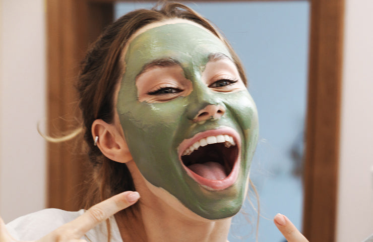ANAIRUI Avocado Clay Face Mask with Green Tea for Cleansing