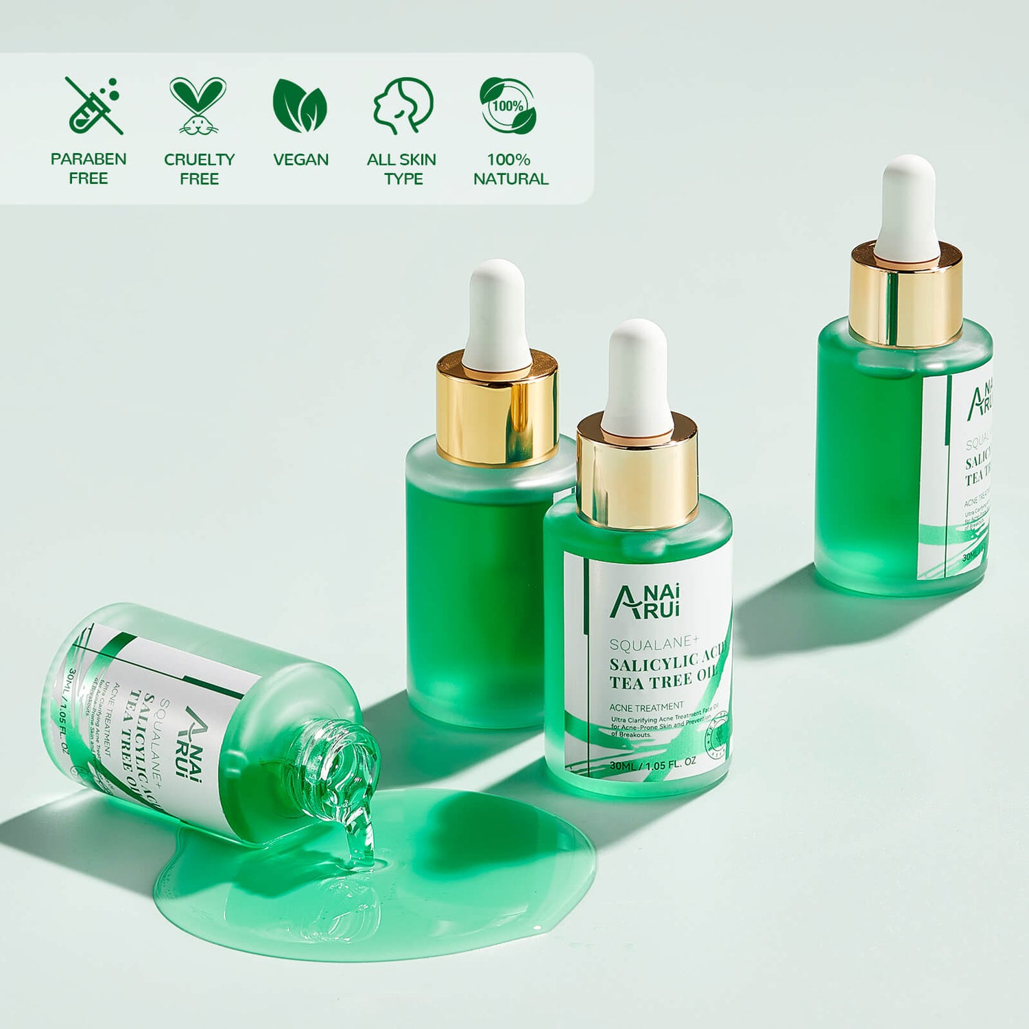 ANAIRUI Salicylic Acid Tea Tree Oil