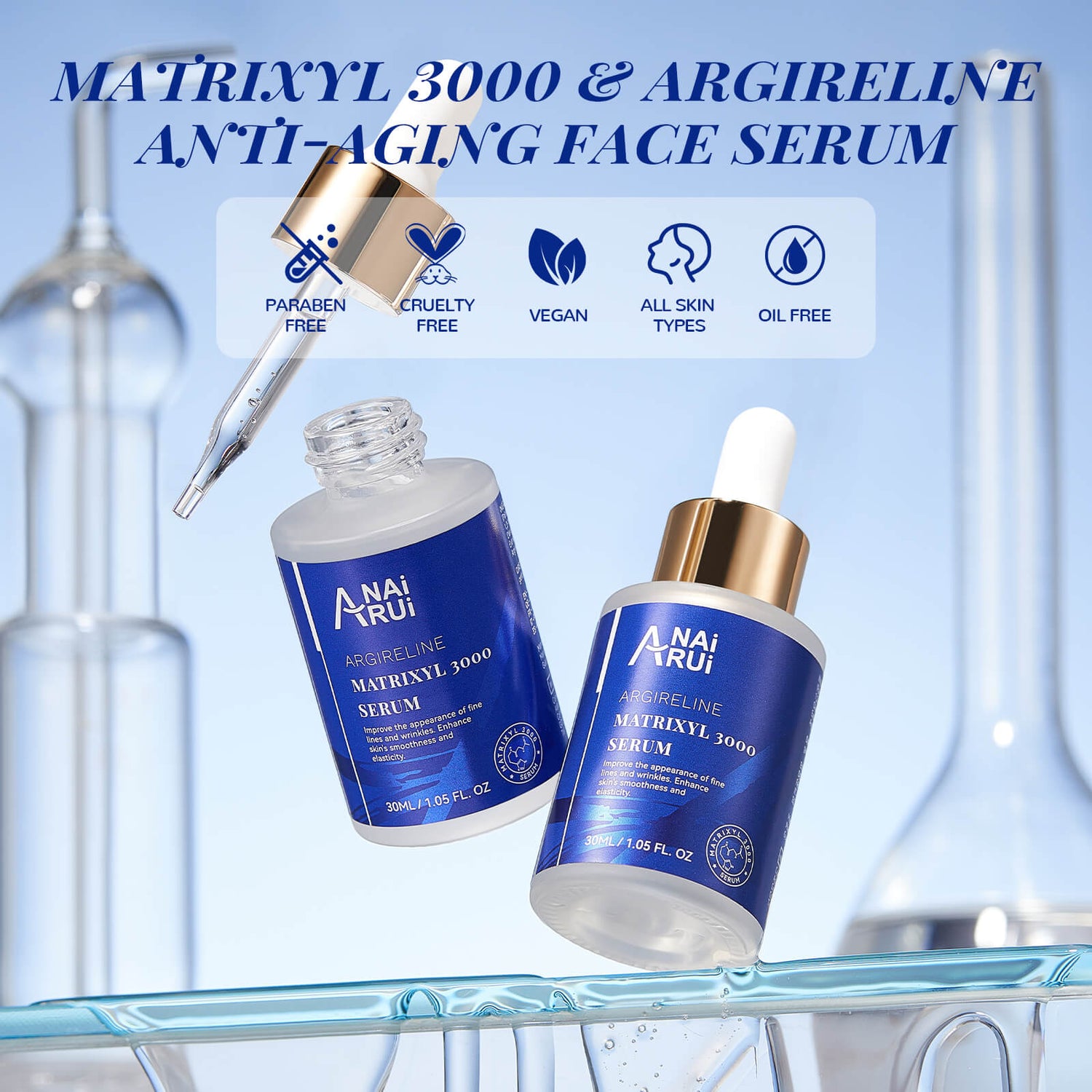 ANAIRUI Matrixyl 3000 & Argireline Serum