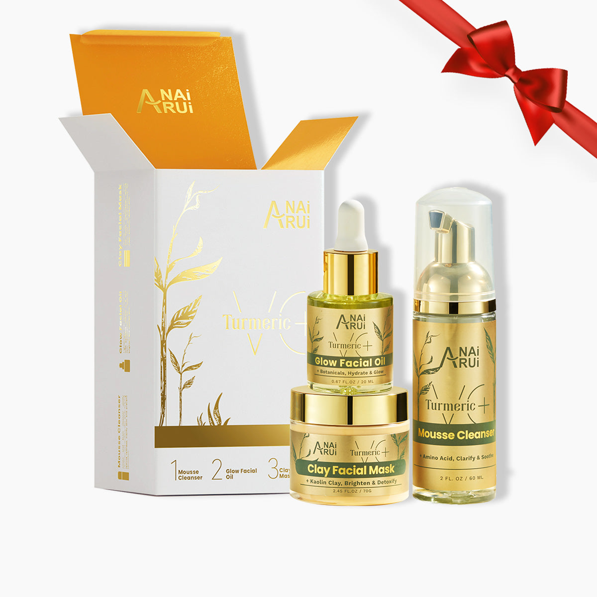 ANAIRUI Turmeric Facial Skin Care Set
