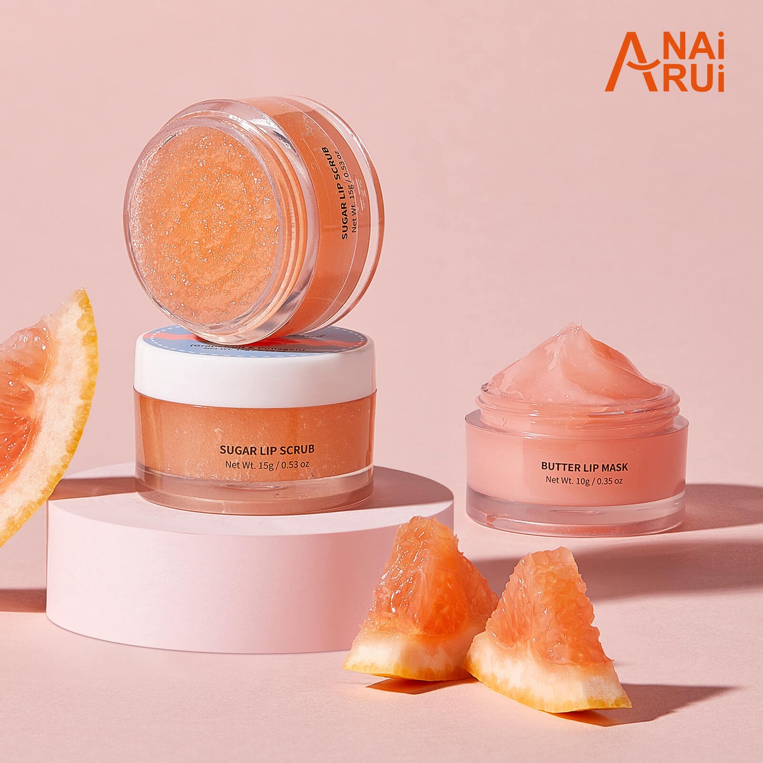 ANAIRUI Grapefruit Lip Care Set
