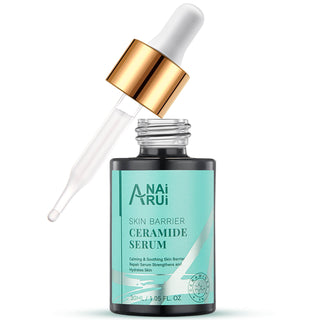 ANAIRUI Ceramide Serum for Sensitive Skin Barrier Repair, Hydration, Wrinkle Reduction, and Redness Soothing - 1 FL.OZ