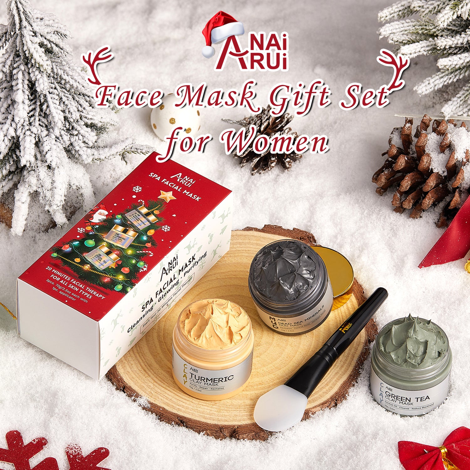 Christmas Clay Mask Set