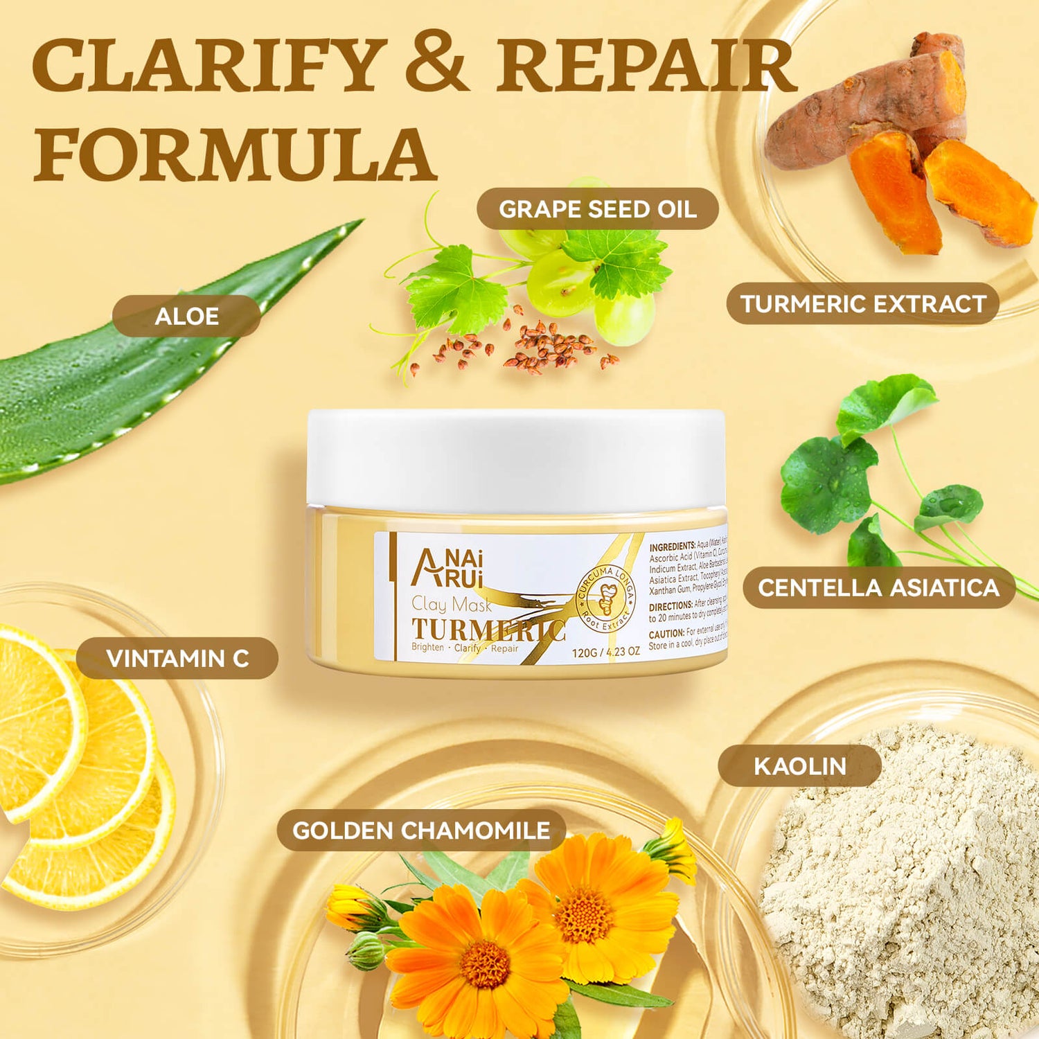 ANAIRUI Turmeric Deep Clean Set