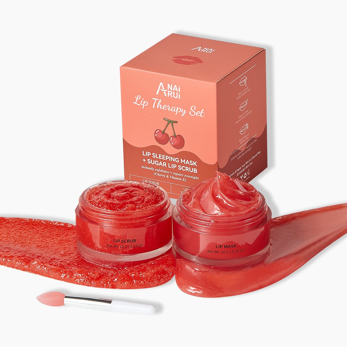 ANAIRUI Cherry Lip Care Kit