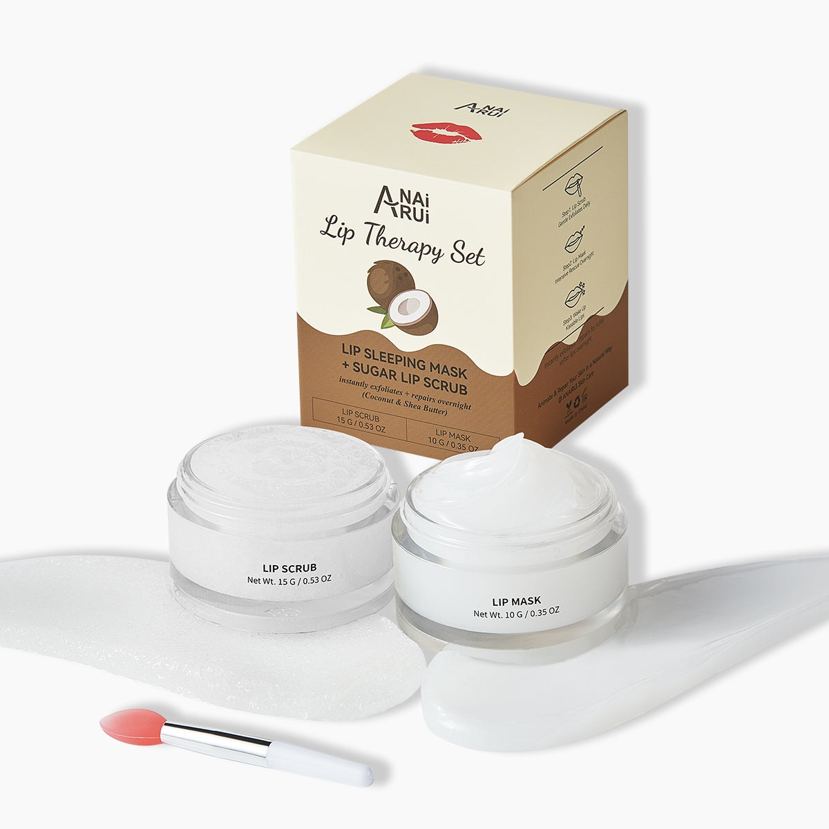 ANAIRUI Coconut Lip Scrub