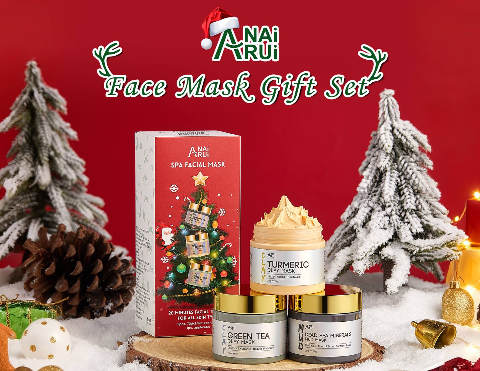 Christmas Clay Mask Set – ANAIRUI