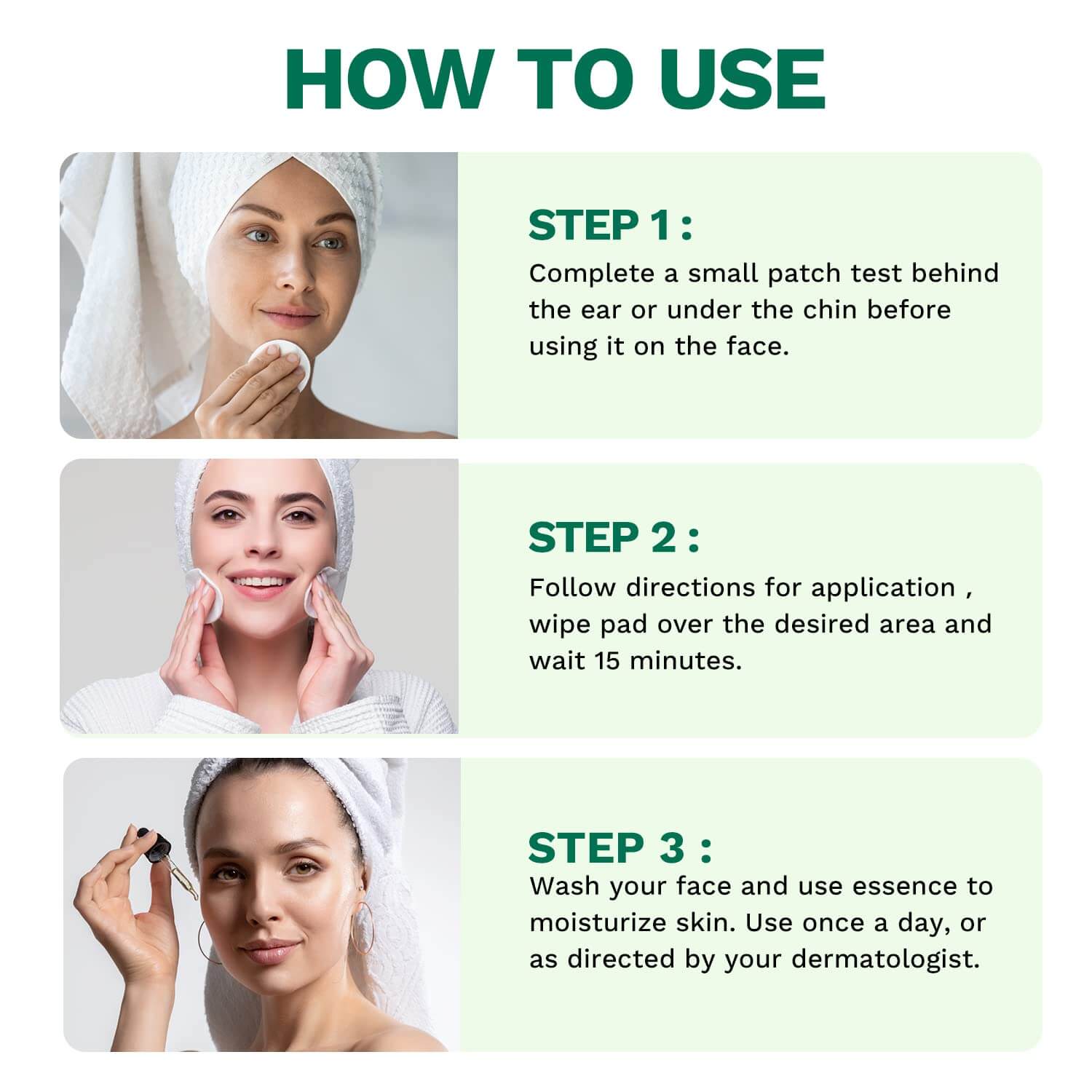 Use tips of  Salicylic Acid 