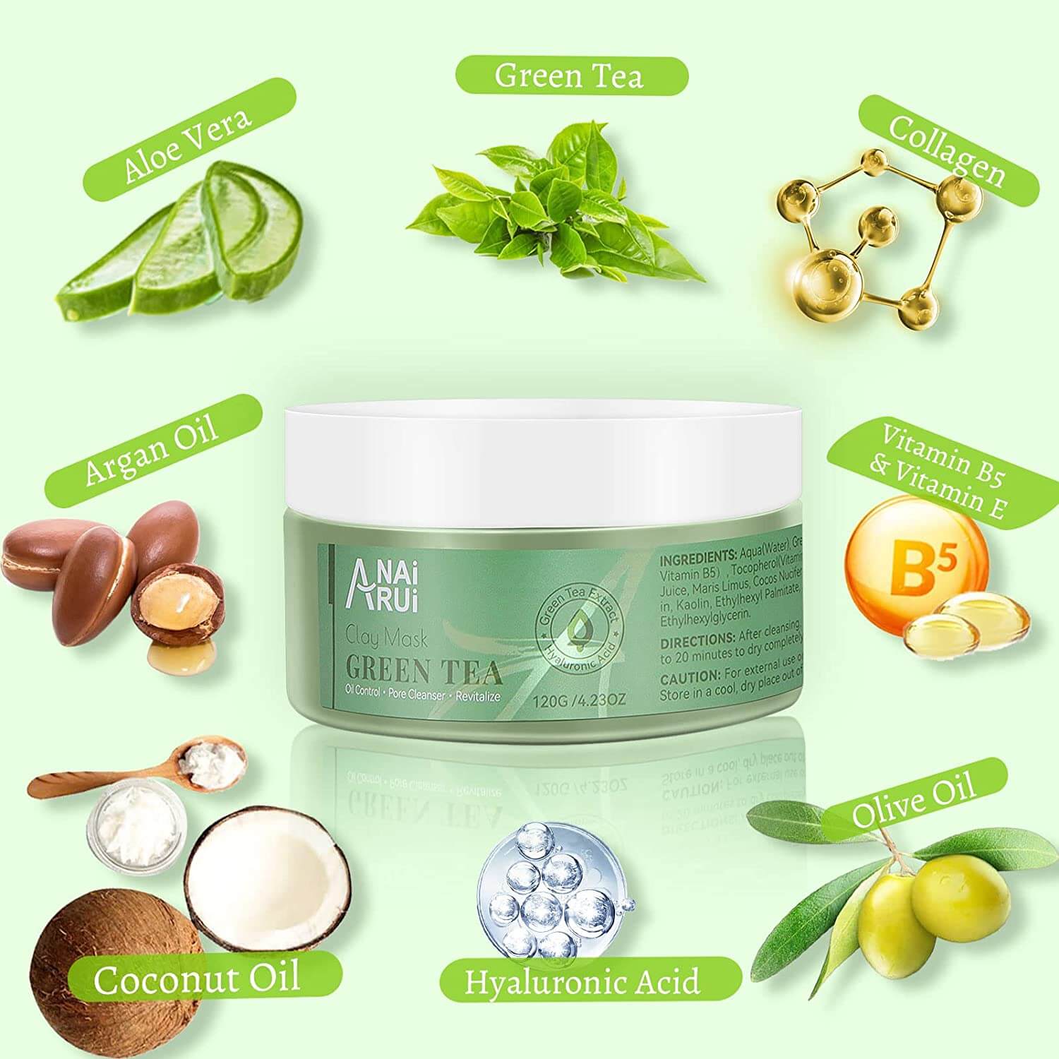 key ingredients of green tea pore mask