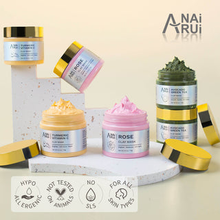 ANAIRUI facial spa clay mask kit